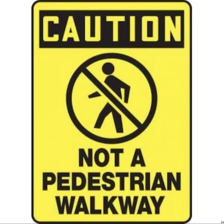 Accuform OSHA CAUTION Safety Sign MOVE ONLY MVHR632XT MVHR632XT